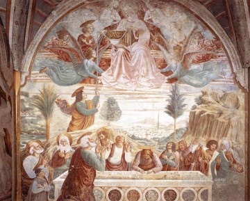Benozzo Gozzoli Painting - Assumption of the Virgin Benozzo Gozzoli